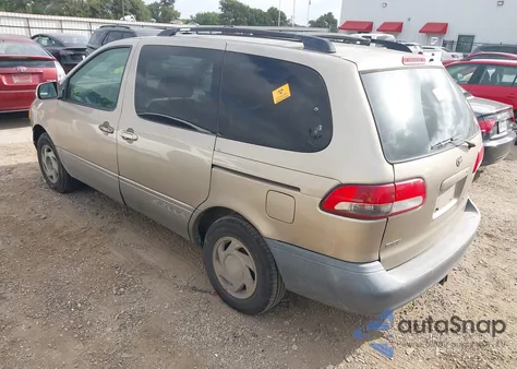 2002 Toyota Sienna Xle from USA, damaged, VIN 4T3ZF13C92U462475
